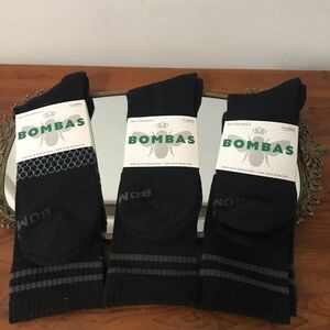 ✔️NWT Bombas Men's Black Socks 🧦🐝